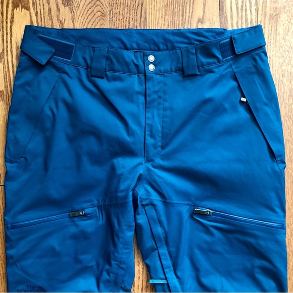 The North Face RARE DryVent Multi Zip Pocket Snow Ski Pants Blue Men’s Size XL - Picture 2 of 14